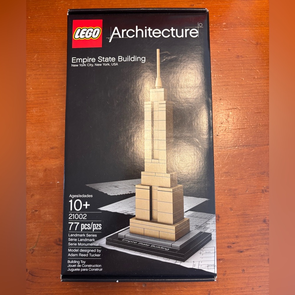 RETIRED Lego Empire State Building Model Display